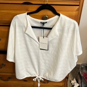 Who what wear short tie blouse